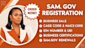 register samgov llc registration nonprofit registration cage code uei naics code