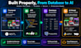 develop a full stack ai powered web application