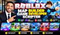 do roblox map builder, vfx ui, roblox game developer,roblox scripter,roblox map