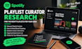 research relevant spotify playlist curators for your song