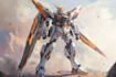 make a mecha robot gundam illustrations
