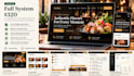 build a modern restaurant website with menu and booking