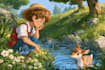 draw professional children book illustration