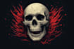 create fantasy skull illustrations for you
