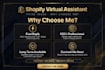 be your shopify virtual assistant for customer support and store management