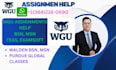 wgu courses,umpi, snhu walden courses, purdue global