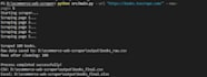 scrape websites and extract data using python