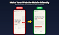 make your website responsive and mobile friendly