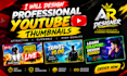 design viral youtube thumbnail