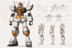 do gundam character illustration