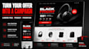 create black friday sales design ecommerce website banner social ad animation