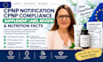 do cpnp notification, cpnp compliance, supplement label review