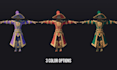 ps1 psx character low poly 3d game character rigging n64 retro animation model