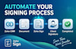 setup zoho sign document signing and automation