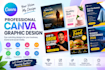 design professional canva graphics