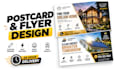 redesign your ai generated design, postcard, flyer for print ready