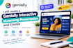 create a genially interactive elearning presentation and course