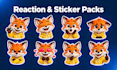 create consistent ai characters, illustrations and reaction stickers
