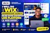 do wix membership website online course subscription lms platform gated