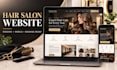design a hair salon website with online booking