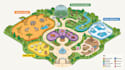 design custom theme park map, zoo map, amusement park and attraction map