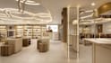 draft 2d layout for retail store interior,shopfront 3d visual,supermarket render