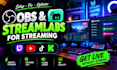 fix and setup obs studio and streamlabs for twitch tiktok, and youtube streaming