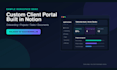 build a custom notion client portal and onboarding system