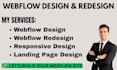 design, redesign and optimize your webflow website