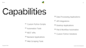 develop custom python scripts, automation tools, apis and applications