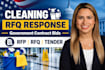 prepare cleaning rfq response for government contract opportunities