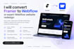 redesign webflow website or convert framer to webflow expert
