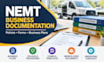 create professional nemt business documentation and policy packages