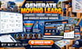 generate moving leads logistics freight ppc leads and generate moving website