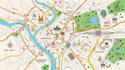 design a custom tourist map, travel map, city map and destination map