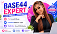 build your web app with base44 ai vibe coding
