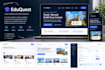 build a responsive react website or frontend web application