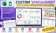 create excel google sheets budget planner expense tracker meal planner
