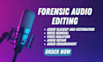 forensic audio audio restoration noise reduction digital forensic audio editing