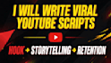 write viral youtube script
