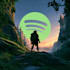 design fantasy single cover art for spotify
