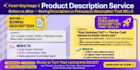 write SEO optimized product descriptions for shopify and amazon