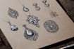 do draw a jewelry design, illustration