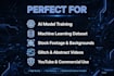 create ai training videos, stock footage and background