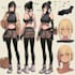 create anime character sheet and custom reference art