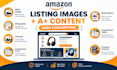 design amazon listing images and a plus content