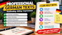 proofread and edit your german text