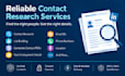 do contact research and professional research