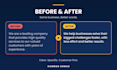 write UX copy, website content, and microcopy for app or web