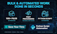 write a simple python script for automation and file conversion